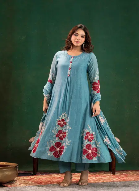 Look Hit By Nsf Chanderi Silk Top With Bottom Dupatta Bulk Orders In India